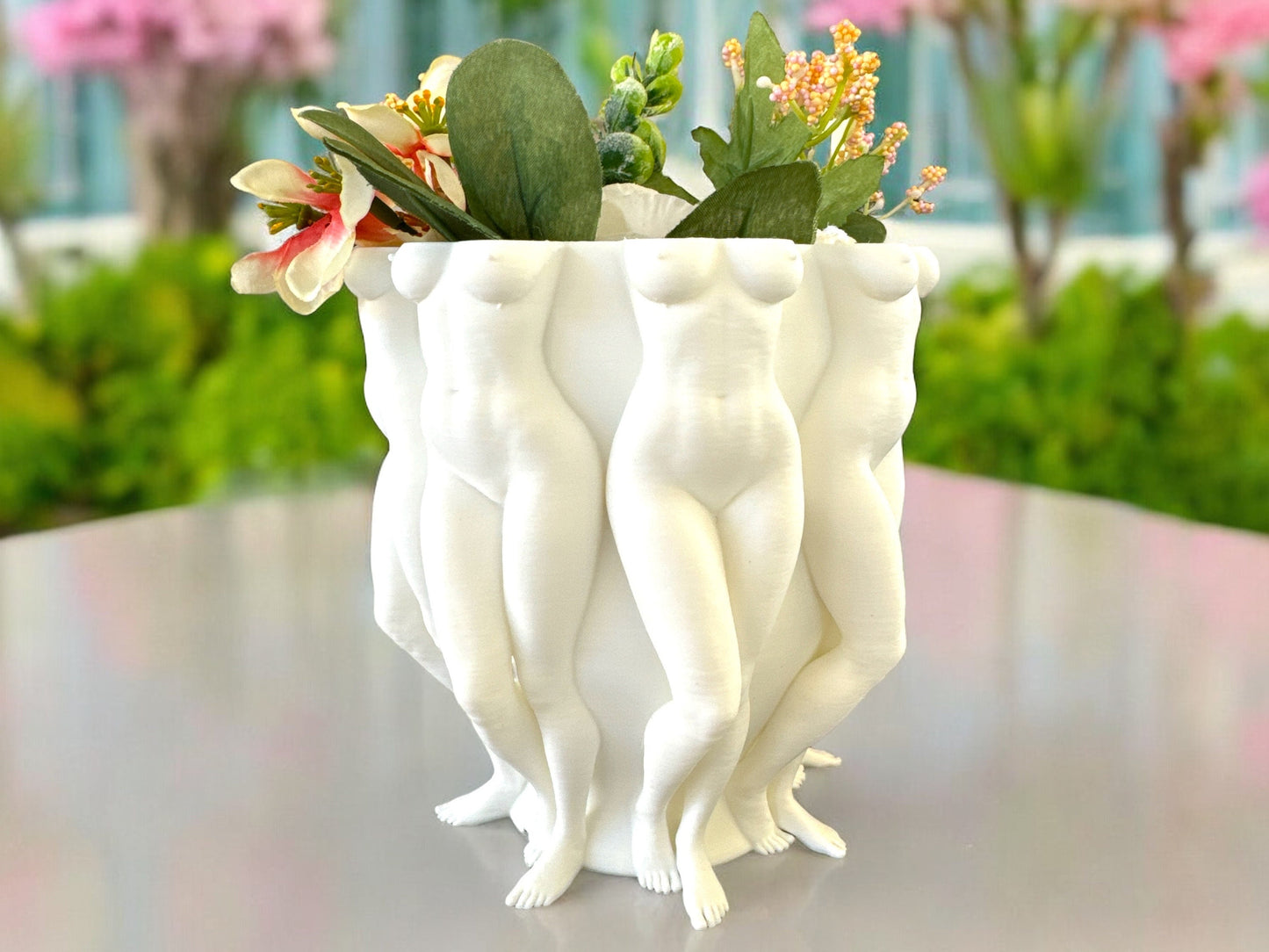 Female Body Planter - Sexy Boobs Sculpture, Modern Home Decor, Perfect Gift, Boho Style Plant Pot