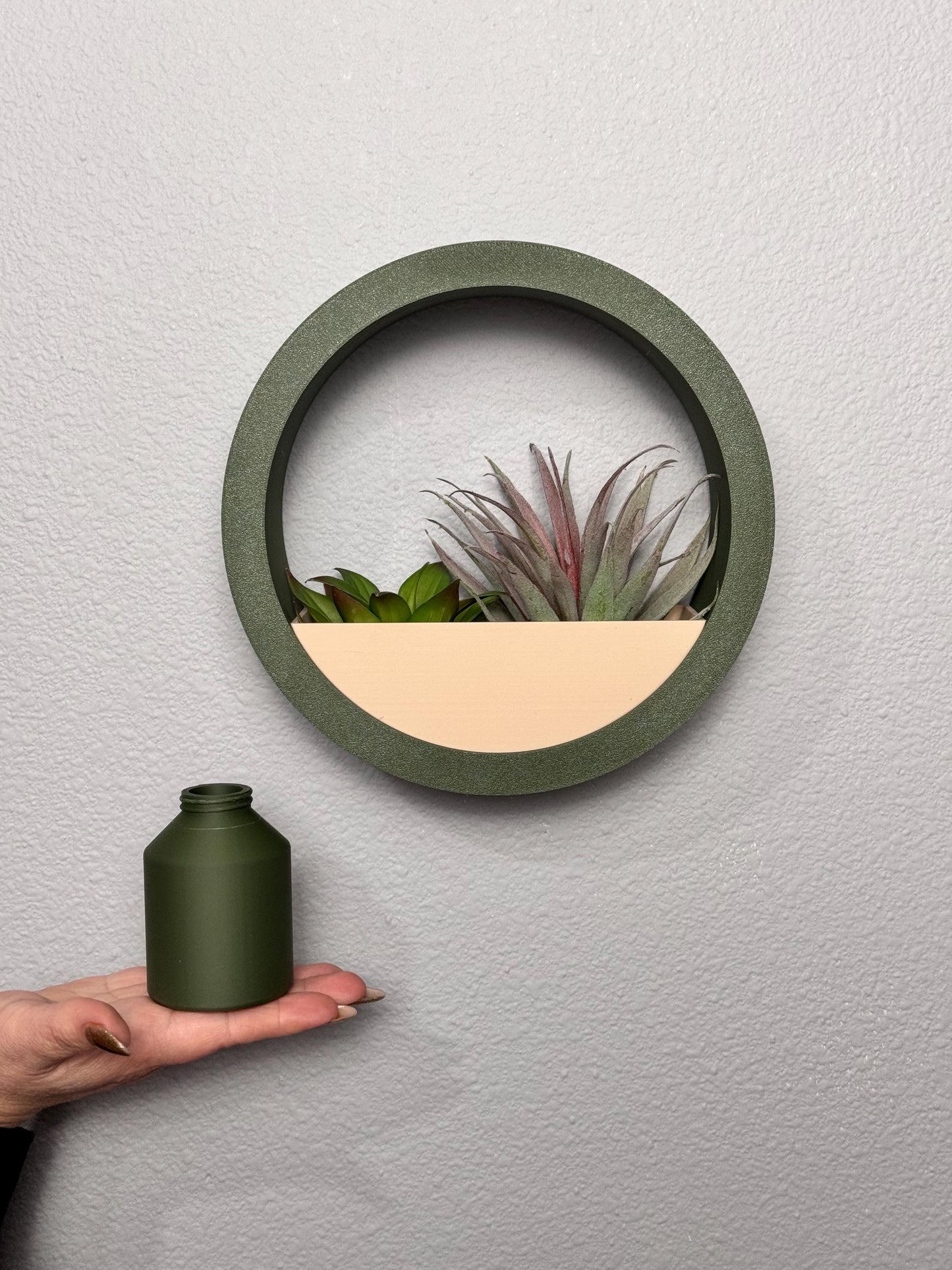 Wall Planter for Indoor Decoration - Stylish Hanging Planters for Home Decor, Modern Wall Art, Succulent and Flower