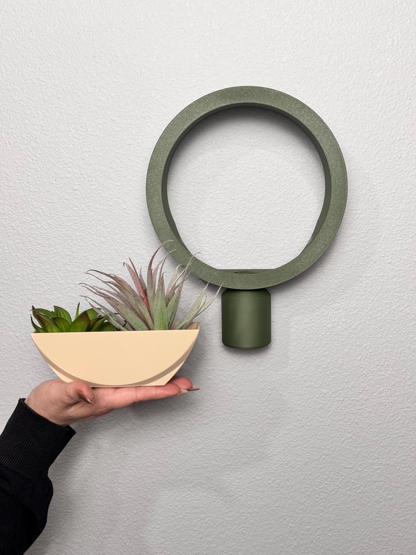 Wall Planter for Indoor Decoration - Stylish Hanging Planters for Home Decor, Modern Wall Art, Succulent and Flower